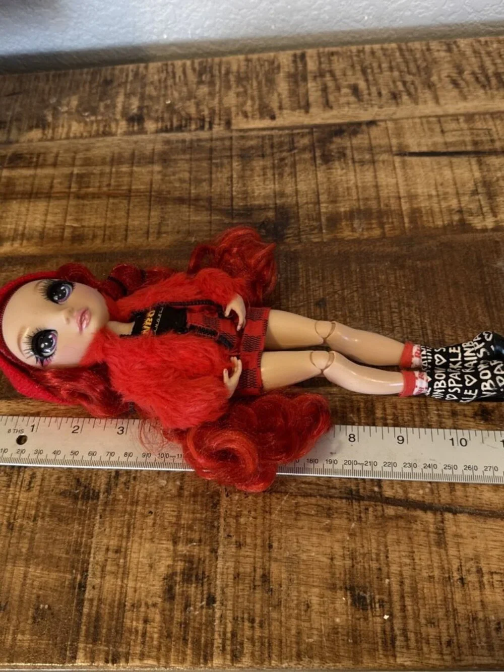 Rainbow High Jr RUBY ANDERSON Sparkle Doll Original Clothing Red Hair MGA